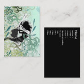 Chubbykaart "Aqua Fire" Visitekaartje (Voorkant / Achterkant)