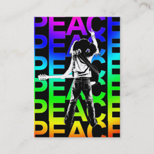 Chubbykaart "Rainbow Peace" Visitekaartje