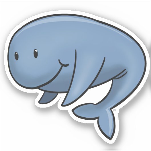 Chubbywalvis Sticker (Voorkant)