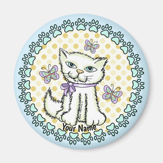 Chubs De Kat Magneet (Voorkant)