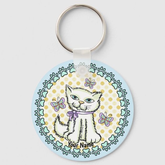 Chubs De Kat  Sleutelhanger (Voorkant)