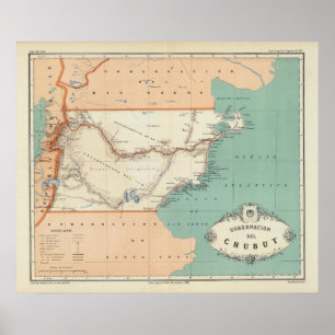 Chubut, Argentinië Poster