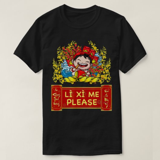 Chuc Mung Nam Moi 2021 Li Xi T-shirt (Design voorkant)