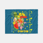 Chuc Mung Nam Moi Vietnamees Fleece Deken (Voorkant (Horizontaal))