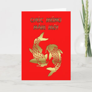 Chuc Mung Nam Moi Vietnamese New Year Lunar Year Feestdagen Kaart