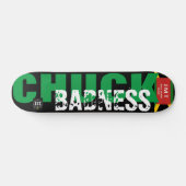 CHUCK BADNESS OFFICIEEL JMTJ7 3/4" Skateboard Deck (Horizontaal)
