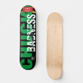 CHUCK BADNESS OFFICIEEL JMTJ7 3/4" Skateboard Deck (Voorkant)