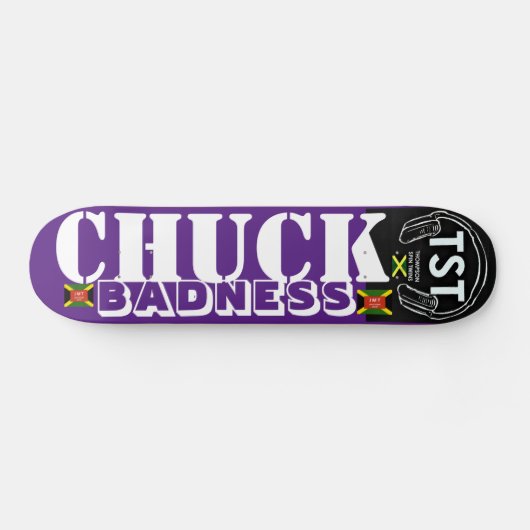 CHUCK BADNESS Skateboard (Horizontaal)