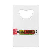 CHUCK BADNESS /TST Merchandise Creditkaart Flessenopener (Achterkant)