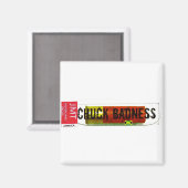CHUCK BADNESS /TST Merchandise Magneet (Voorkant / Achterkant)