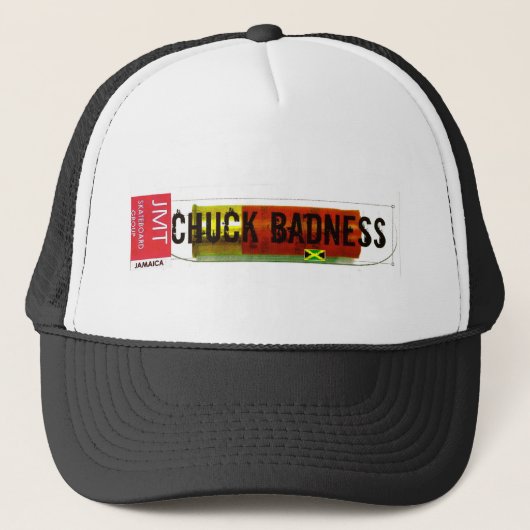 CHUCK BADNESS /TST Merchandise Trucker Pet (Voorkant)
