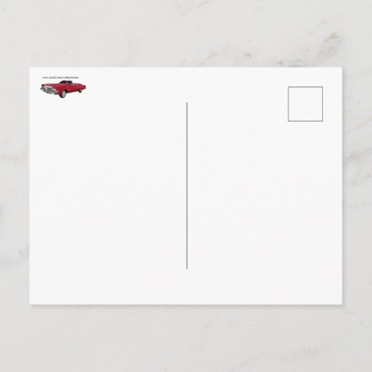 Chuck Berry's Caddy Briefkaart (Achterkant)