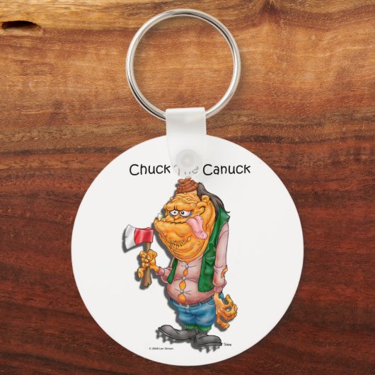 Chuck de Canuck Sleutelhanger (Voorkant)