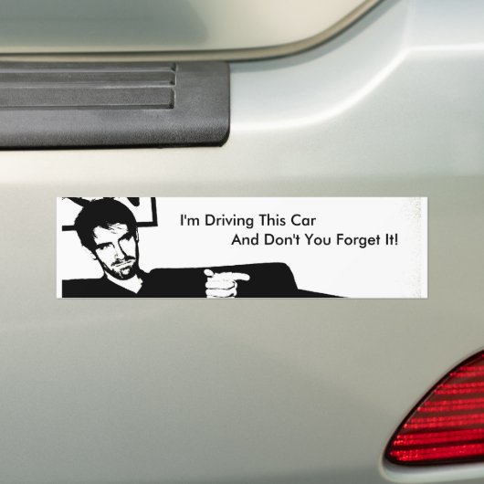 Chuck Driver Bumpersticker (Op auto)