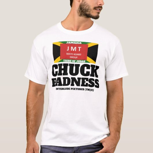 CHUCK IS NIET GOED. Basic T-shirt voor heren (Voorkant)