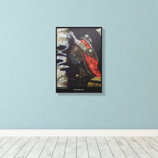 Chuck Middlekauff Christelijk Canvas Afdruk (Insitu (Houten vloer))