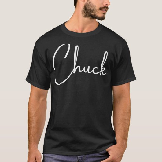 Chuck Name Classic T-Shirt (Voorkant)