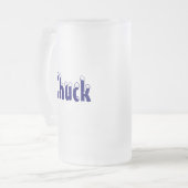 Chuck-Name Style-Frosted Mok (Voorkant links)