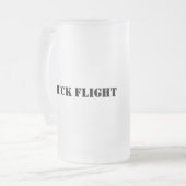 Chuck, omhoog matglas bierpul (Voorkant links)