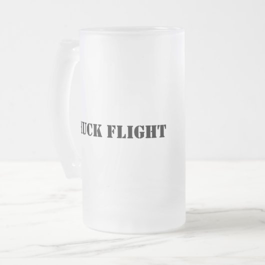 Chuck, omhoog matglas bierpul (Voorkant links)