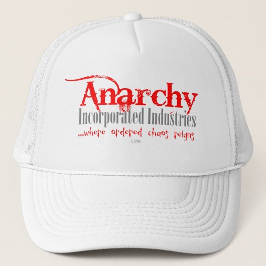 Chuck ons op je meloen. trucker pet (Voorkant)