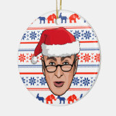 CHUCK SCHUMER CHRISTMAS KERAMISCH ORNAMENT (Links)
