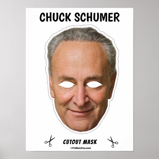 CHUCK SCHUMER Halloween Masker Poster (Voorkant)