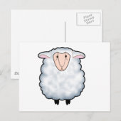 Chuck the Sheep Briefkaart (Voorkant / Achterkant)