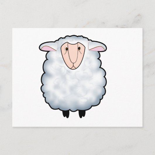 Chuck the Sheep Briefkaart (Voorkant)