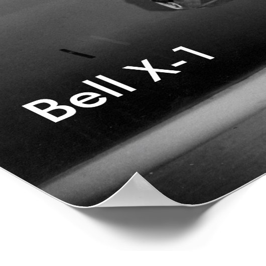 Chuck Yeager Bell X-1 poster 16 x 20 inch (Hoek)