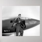 Chuck Yeager Bell X-1 poster 16 x 20 inch (Voorkant)