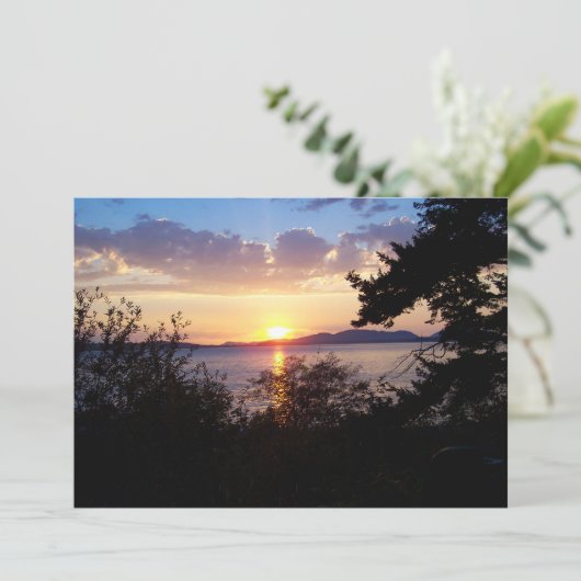 Chuckanut Drive Kaart (Staand voorkant)