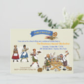 Chuckfest Feast Invitation Kaart (Staand voorkant)