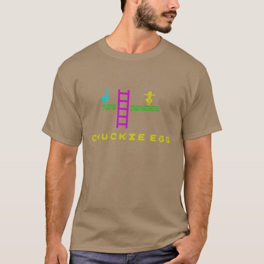 Chuckie Egg for ZX Spectrum friends T-shirt (Voorkant)