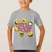 "CHUCKLE BUCKET" T-shirt (Voorkant)