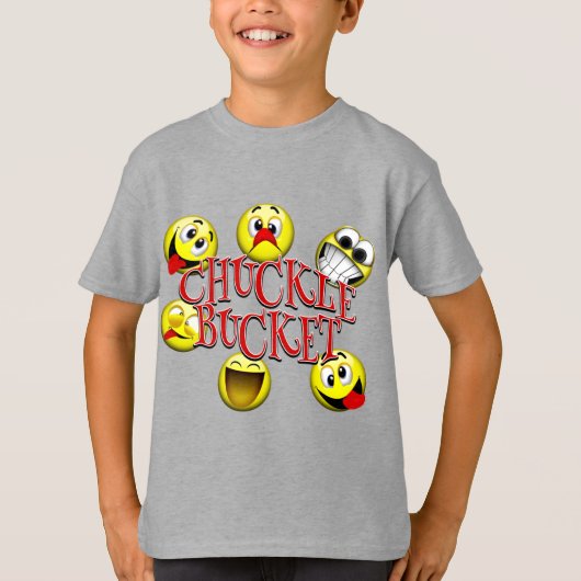 "CHUCKLE BUCKET" T-shirt (Voorkant)