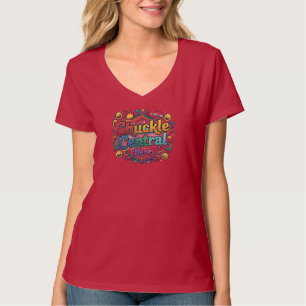 Chuckle Central Here – Leuke en Grappige Grafische T-shirt