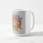 Chuckle Masters Rule T-Shirt - Grappig Circus Dier Koffiemok (Voorkant rechts)
