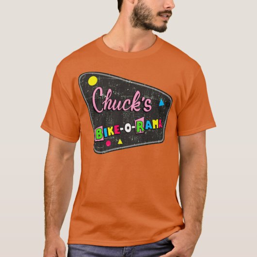 Chuck's Bike-O-Rama T-shirt (Voorkant)