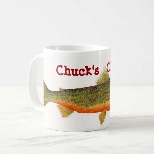 Chuck's Char Coffee Mok (Voorkant links)