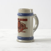 Chuck's Crabs Beer Stein. Bierpul (Voorkant rechts)