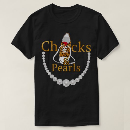 Chucks en Parels 2021 Luipaard T-shirt (Design voorkant)