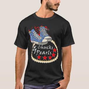 Chucks & Pearls Kamala, mannen voor vrouwelijke te T-shirt
