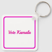 Chucks & Pearls stemmen op Kamala Sleutelhanger (Achterkant)
