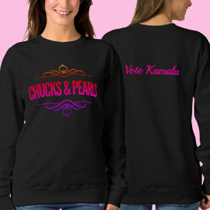 Chucks & Pearls stemmen op Kamala Trui