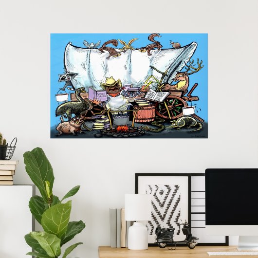 Chuckwagon Poster (Thuiskantoor)