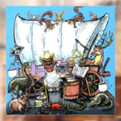 chuckwagon raamsticker (Vel 2)