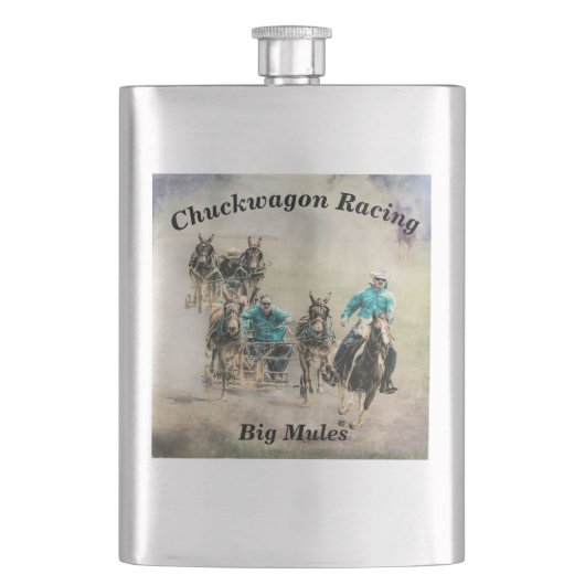 Chuckwagon Racing Big Mules Flacon (Voorkant)