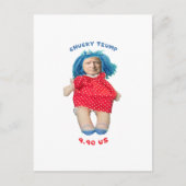 Chucky Donald Trump Doll Briefkaart (Voorkant)