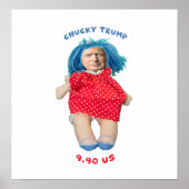 Chucky Donald Trump Doll Poster (Voorkant)